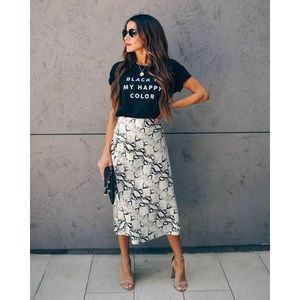 Vici Snakeskin Skirt